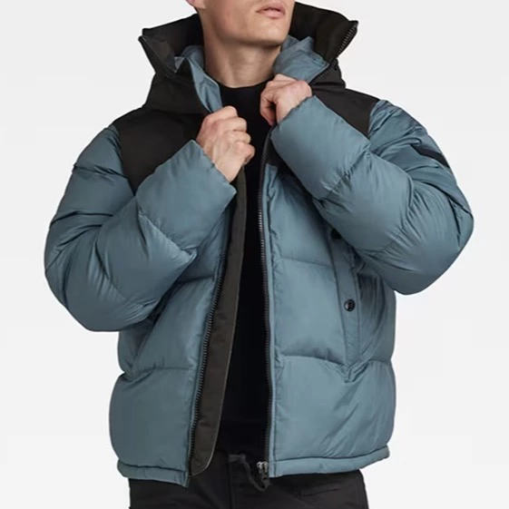 G-Star Raw Plumífero Expedition Puffer de hombre con cuello alzado y capucha