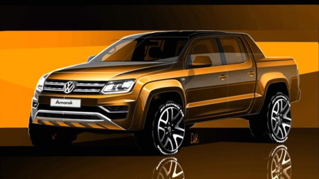 El Volkswagen Amarok se renueva y estos son los primeros bocetos