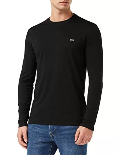 Lacoste TH6712 Camiseta, Noir, 6XL para Hombre