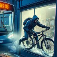 Secuestra un autobús para alunizar una tienda, roba una bicicleta de 7.000 euros y se da a la fuga dando pedales