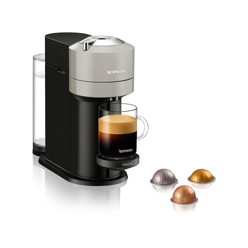 Krups Cafetera Nespresso Vertuo Next XN9108, Gris