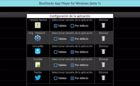 Configuración de BlueStacks para Windows 8