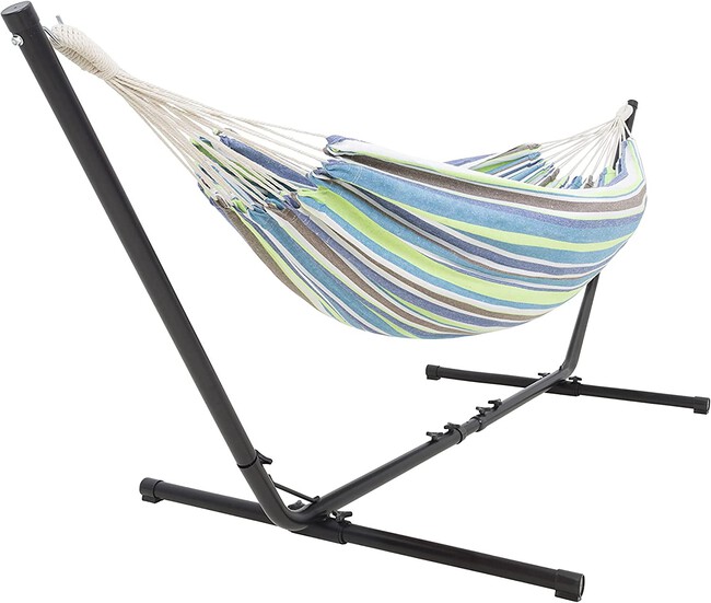 Esta hamaca de Lidl es ideal para dar un aire chill out a tu terraza o
