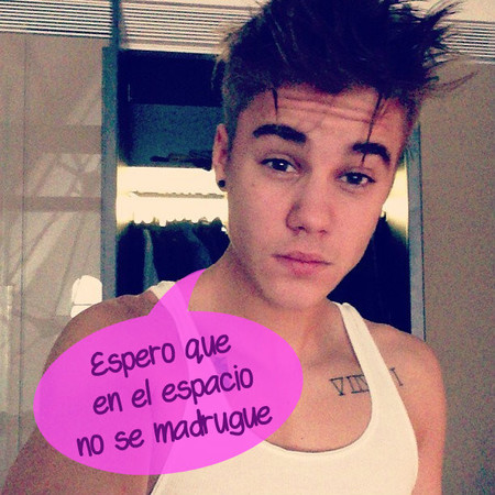 Justin Bieber, ese astronauta... ¿tendremos un conflicto intergaláctico?