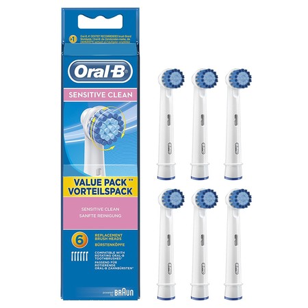 Renueva tus cabezales Oral-B por 22,78 euros: set de repuestos Braun Oral-B Sensitive de 6 unidades rebajados en Amazon