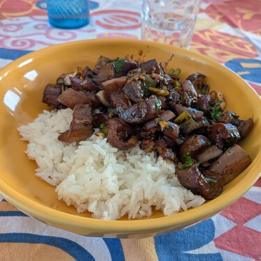 Berenjenas al estilo de Sichuan: la receta original, cocinada al wok 