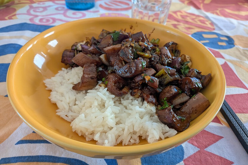 Berenjenas Sichuan