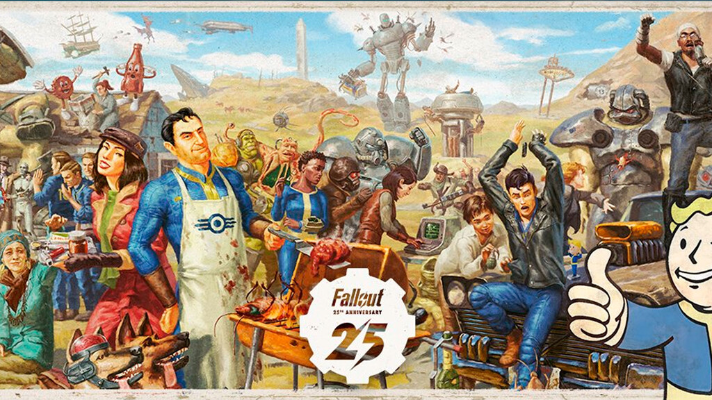 Fallout celebra su 25 aniversario por todo lo alto: Fallout 76 gratis, recompensas exclusivas, eventos especiales y mucho más Fallout celebra su 25 aniversario por todo lo alto: Fallout 76 gratis, recompensas exclusivas, eventos especiales y mucho más