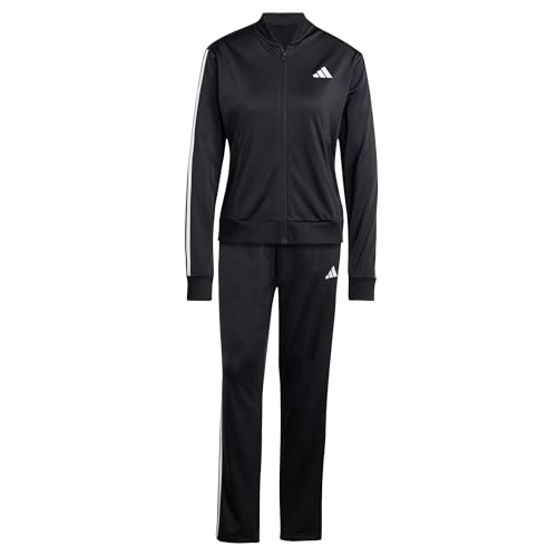 adidas Donna ESSENTIALS 3-STRIPES TRACKSUIT, Black, M