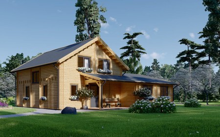 La Nueva Casa De Madera Darla Le Proporcionara Muchos Momentos De Felicidad Ya Sea Con Su Famil 3
