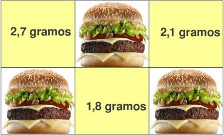 Adivina adivinanza: ¿Cuánta sal posee una hamburguesa?