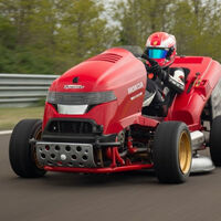 Honda le ha metido a un cortacésped el motor de 1.000 cc de su Fireblade... Y el bicho se pone a 243 km/h. Es la mayor locura, y con sello oficial 