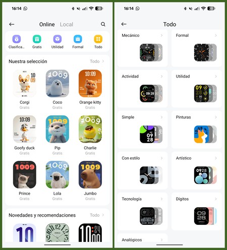 Esferas Redmi Watch 6 Nfc