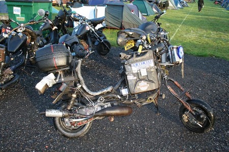 Rat Scooter con base de Lambretta