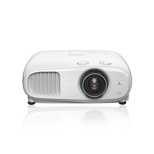 Epson EH-TW7000 | Proyector 4K Pro-UHD | 3000 lúmenes | 3LCD | Pantallas de hasta 500″ | Streaming fácil Desde el Propio Dispositivo con 2 Puertos HDMI | Uso doméstico y para Gaming | Blanco