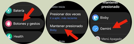 Gemini Reloj Botones