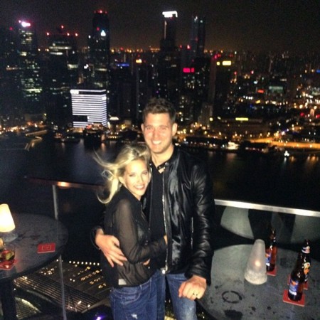 La cigüeña vuelve a casa de Michael Bublé y Luisana Lopilato