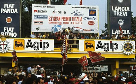 Podio GP Italia 1982