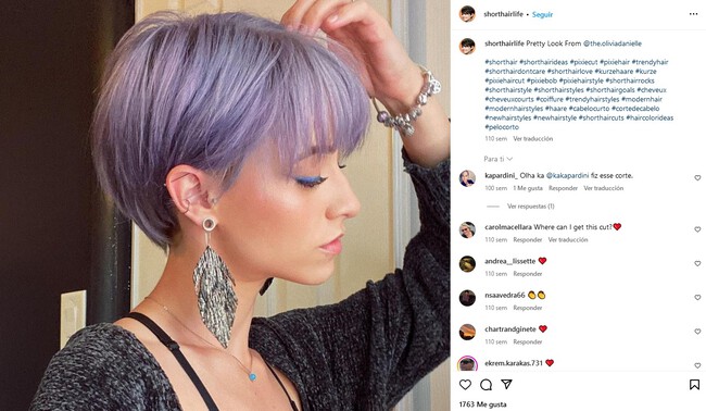 Corte De Pelo Pixie Bob Con Flequillo