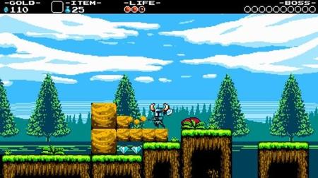 Shovel Knight y sus plataformas ochobiteras disponibles en la eShop