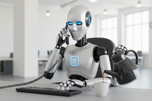 robot trabajando