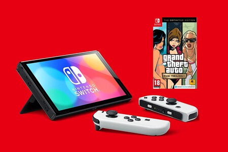 Ahorra con este pack de Switch OLED y la trilogía de GTA en la Semana Web de MediaMarkt: tres juegos míticos y la popular consola de Nintendo, en oferta por tiempo limitado