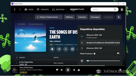 Amazon music en store varios dispositivos