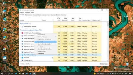 El Modo Eco llega al Administrador de tareas de Windows: Microsoft habla de una mejora de respuesta de hasta un 76%