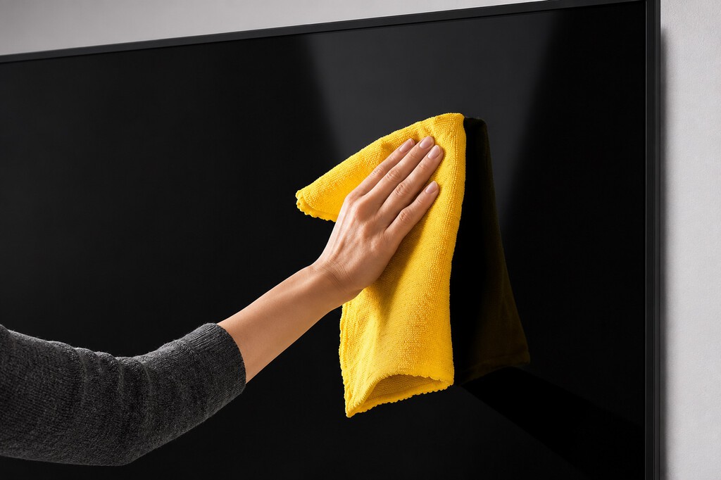 Si vas a limpiar la pantalla de tu tele con filtro antirreflejo, olvida el paño de toda la vida: hay otra forma, y sí funciona 