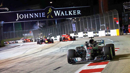 Hamilton Singapur F1 2018