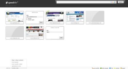 Speedtile, nuevo marcador visual de sitios web