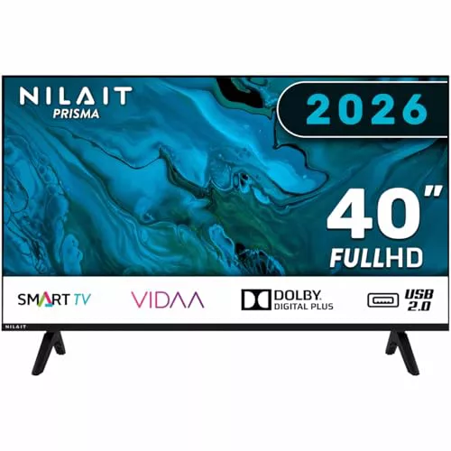 Nilait Prisma, Smart TV 40" FHD LED VIDAA HDR WiFi Control por Voz USB