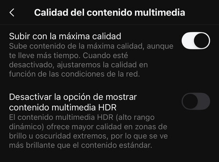 Calidad del contenido multimedia