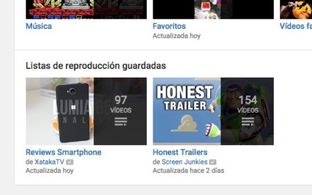 Listas Reproduccion Guardadas Youtube