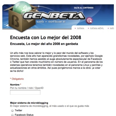 Encuesta Genbeta