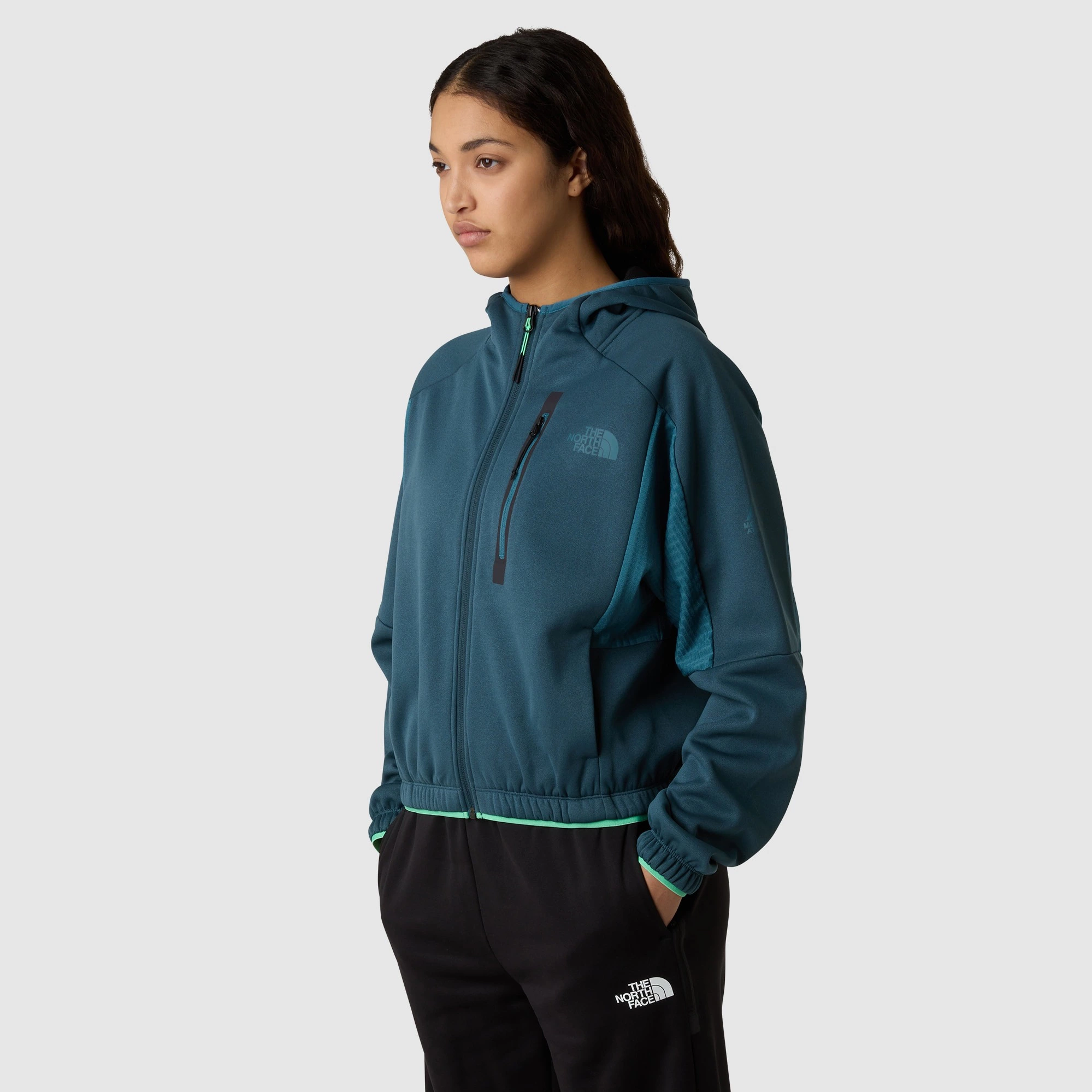 The North Face - Forro polar con capucha de mujer Mountain Athletics The North Face.