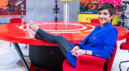 Adela González Acuña en 'La Redacción', su último programa en Telemadrid