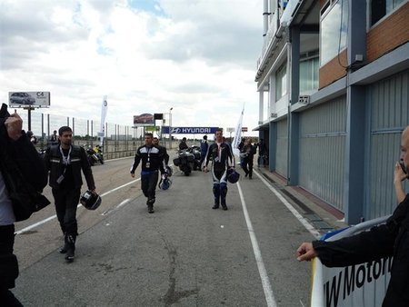 Jimmy en el paddock