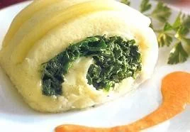 Rollito de espinacas