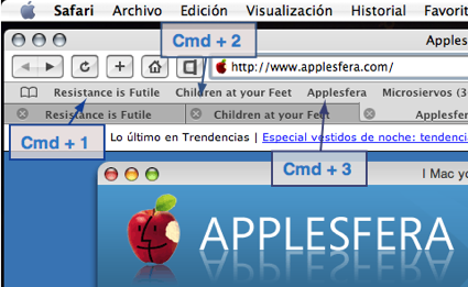 Safari tiene Speed Dial sin previsualización "de serie"