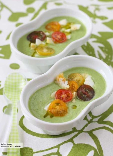 Gazpacho de calabacín. Receta