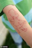 Tatuajes temporales peligrosos