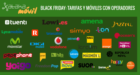 Todas las ofertas del Black Friday con operadores: descuentos en tarifas y rebajas en móviles