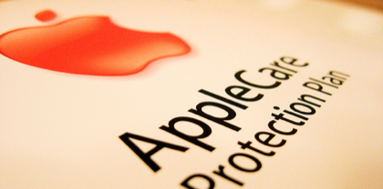 Caja de un Apple Care
