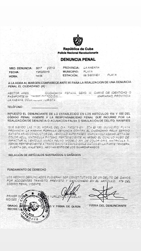 Denuncia Cuba