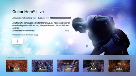 Guitar Hero Live para tvOS y porqué que sólo funcione con la guitarra bluetooth es una gran noticia