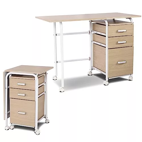 COSTWAY Escritorio Plegable para Ordenador