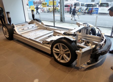 The Chasis Of Tesla Model S