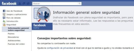 Facebook Safety, hazte fan para conocer los cambios en la política de seguridad