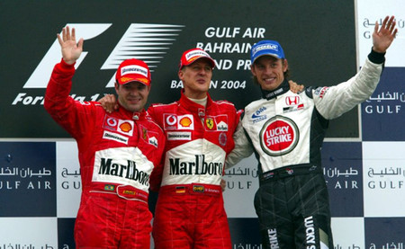 Podio GP Baréin 2004 